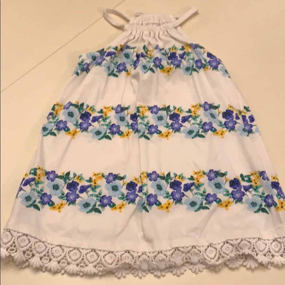 Floral halter dress